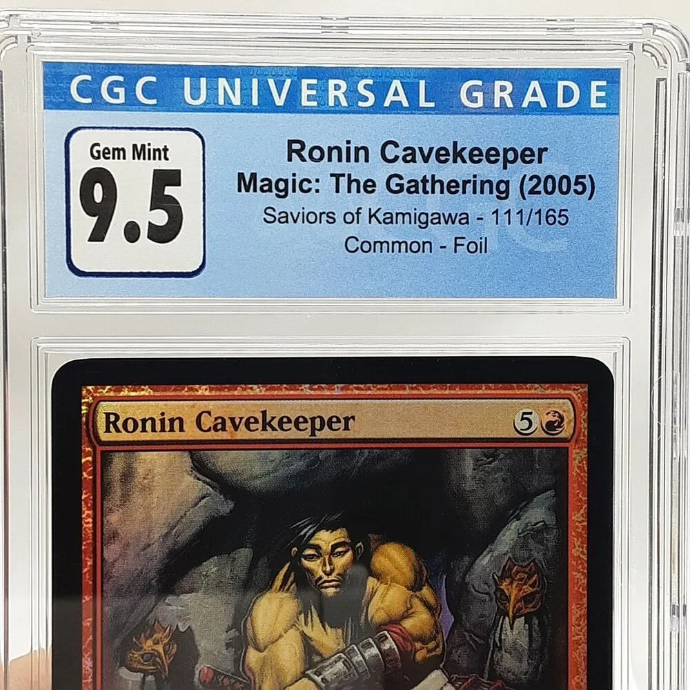 MTG - Saviors of Kamigawa - Ronin Cavekeeper - Foil - Graded - CGC 9.5